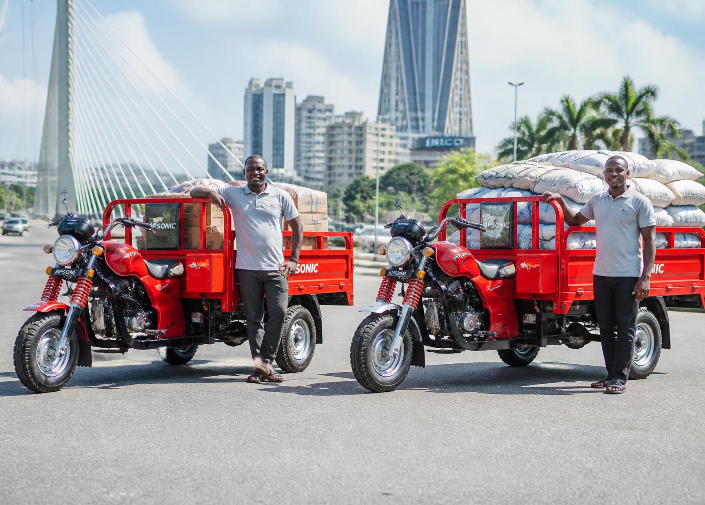 Tricycle Eden Ride pour courses urbaines et livraisons légères à Abidjan